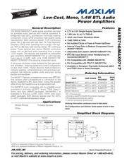 MAX9717CETA+T datasheet.datasheet_page 1