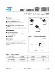 STGF14NC60KD datasheet.datasheet_page 1