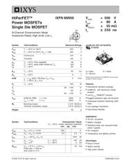 IXFN80N50Q2 数据规格书 1