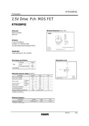 RTR030P02TL datasheet.datasheet_page 1