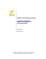 EZ80F93AZ020EC datasheet.datasheet_page 1