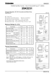 2SK2231 datasheet.datasheet_page 1