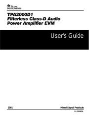 TPA2000D2PWPRG4 datasheet.datasheet_page 1