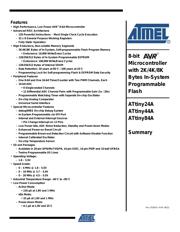 ATTINY24A-SSU 数据规格书 1