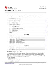 TLK111CUSEVM 数据规格书 1
