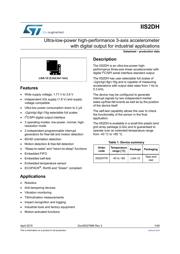 IIS2DH 数据规格书 1