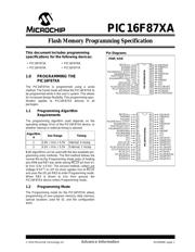 PIC16F876A-I/SP 数据规格书 1