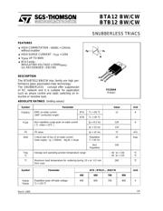 BTA12-700CWRG 数据规格书 1