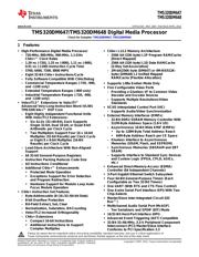 TMS320DM647ZUT9 datasheet.datasheet_page 1